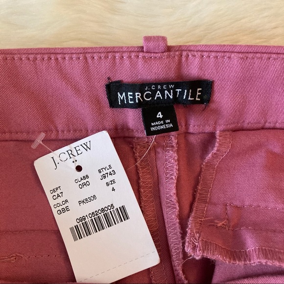 J.Crew Cameron Pink Slim Crop Midrise Chino Pant - Picture 11 of 12